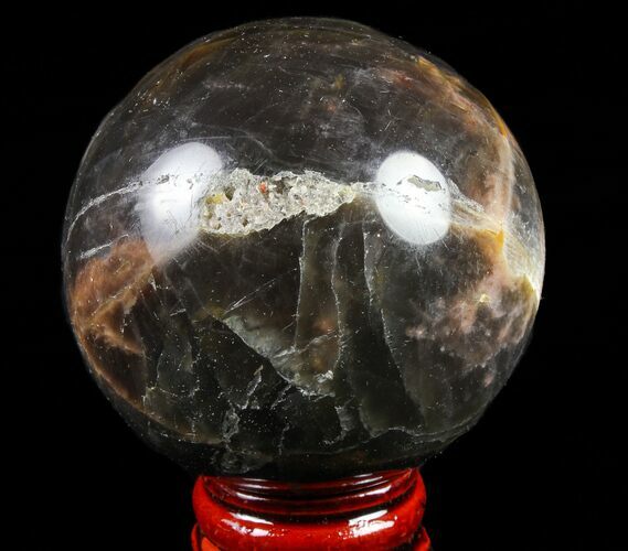 Polished, Black Moonstone Sphere - Madagascar #78941